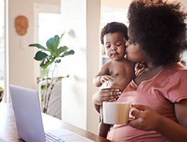 Parent - working mom - working from home